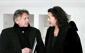 Cecilia Pillado & Roman Polanski at the Berlin Film Festival 2009