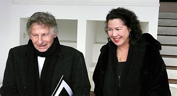 Cecilia Pillado & Roman Polanski at the Berlin Film Festival 2009